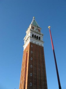 Probably the only thing the campanile of San Marco hasn't seen since 1514 is a Summer Olympics.   
