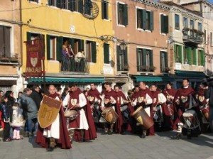 The long parade from San Pietro di Castello to San Marco is composed largely of history re-enactors from all over Italy.