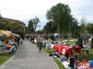 A flea market by the church of San Nicolo' is the best we can do on evoking the fabulous market of yore.