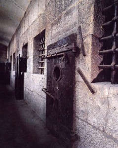 A typical cell in the Venetian prisons.  A place like this would certainly inspire you to rethink the whole matter, step by step.